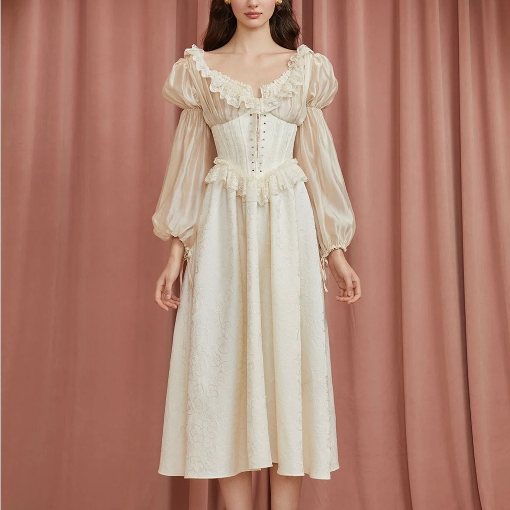 lacemade psyche corset dress nwt
